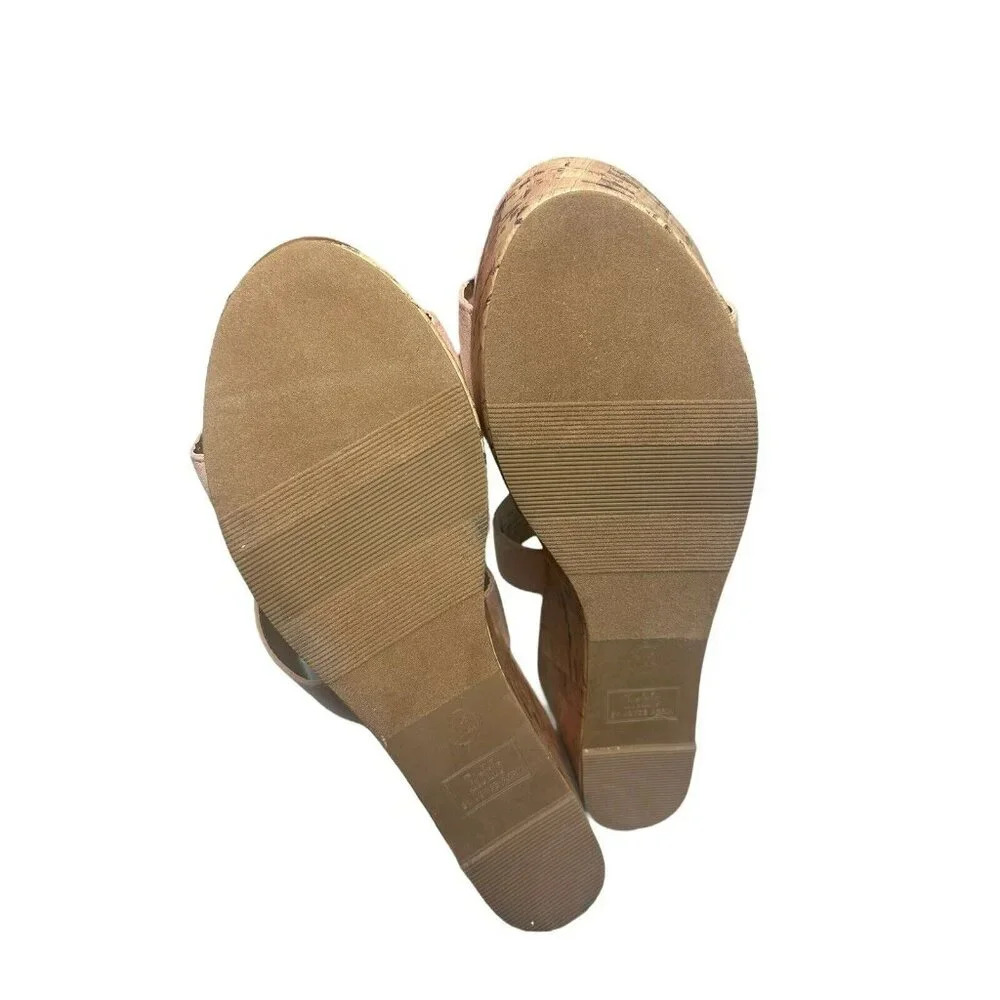 Women's Rohb by Joyce Azria Casablanca Platform G70 Sandals Pink Size 12 Medium - Picture 10 of 16